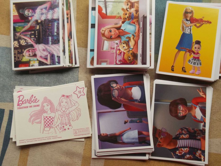 Cromos da BARBIE juntas brilhamos 2023