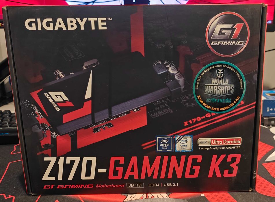 Zestaw Intel i7-6700K+Gigabyte Z170 Gaming K3+16GB DDR4 3000MHz+Gaia