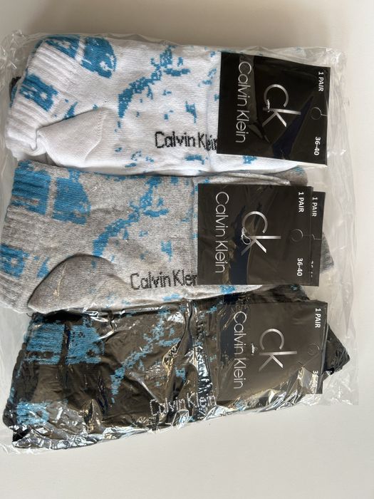 12 par bawełnianych skarpetek cK 36-40