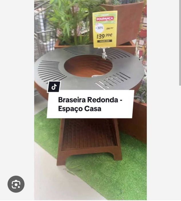 Fogareiro braseira