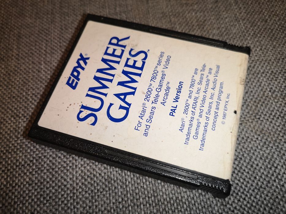 Summer Games ATARI 2600 gra (oryg test) RETRO (1987) sklep Ursus