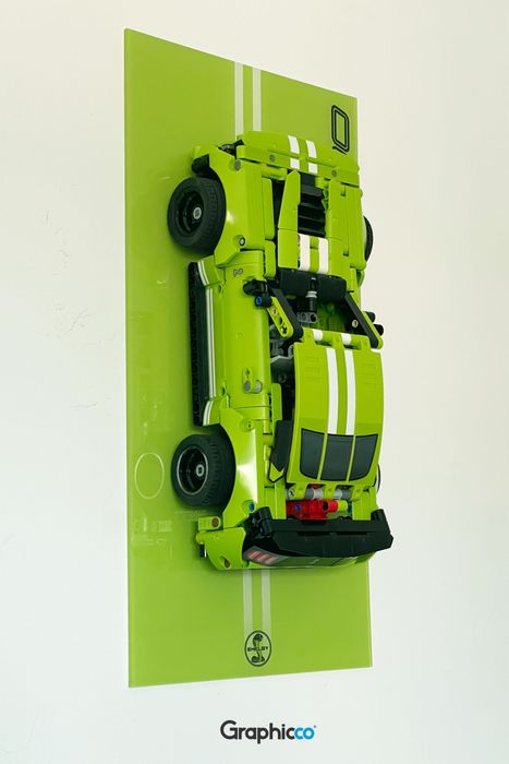 Suporte Parede Acrilico LEGO 42138 Technic Ford Mustang Shelby GT500