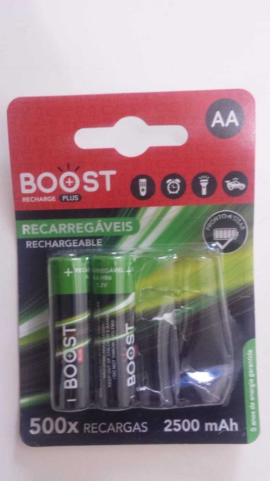 Conjunto de 8 pilhas AAA + 4 pilhas AA + 2 pilhas AA Recarregaveis