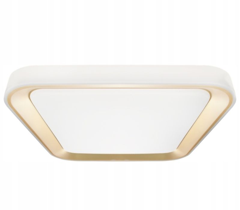 Lampa LED sufitowa Plafon łazienkowy ZŁOTY BIAŁY GLAMOUR NOWOCZESNY