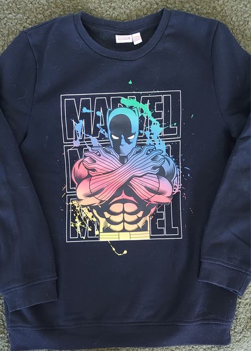 Camisola preta marvel