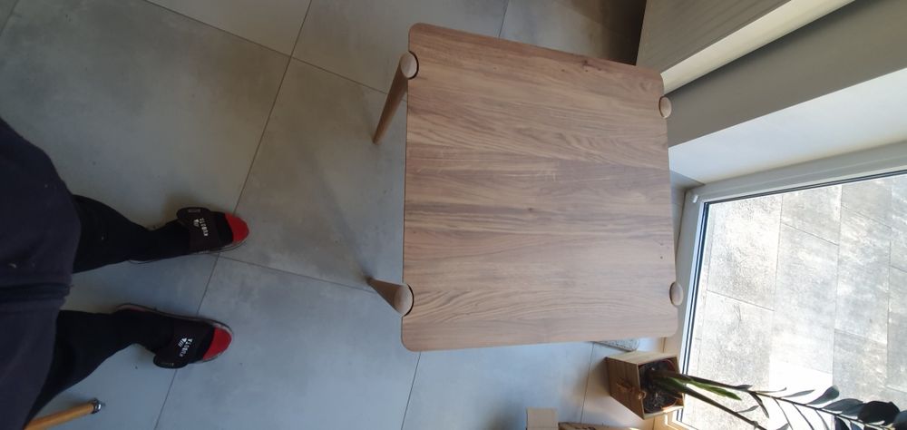 Stolik kawowy lite drewno dąb