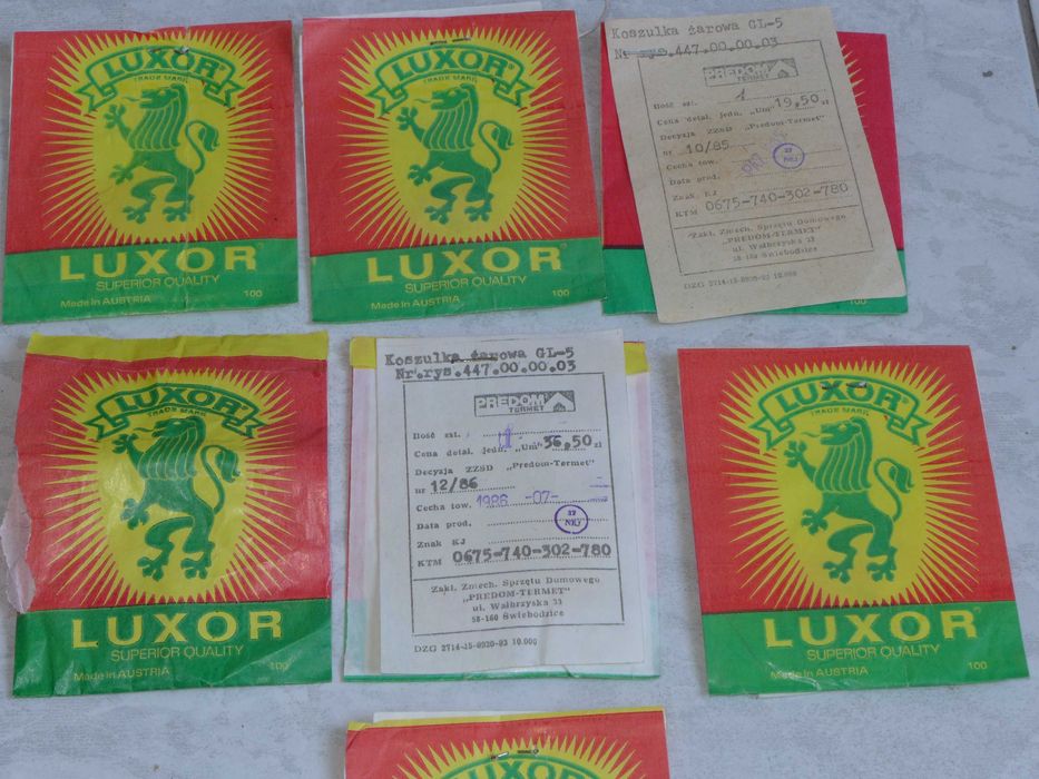 LUXOR siatka koszulka zarowa do lamp turystycznych licznik geigera TOR