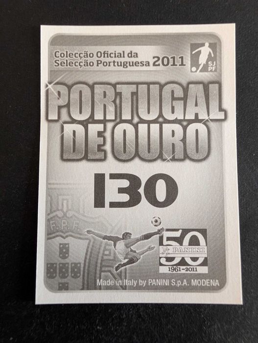 Cristiano Ronaldo Panini Portugal de Ouro 2011 #130