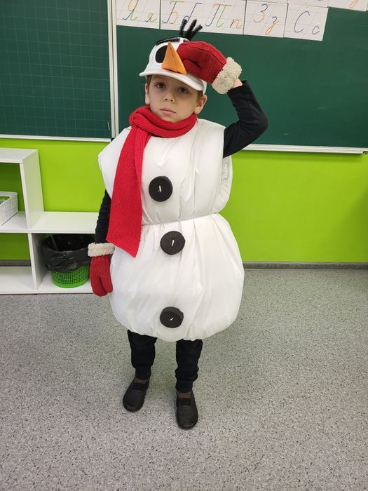 Костюм сніговика 116-122