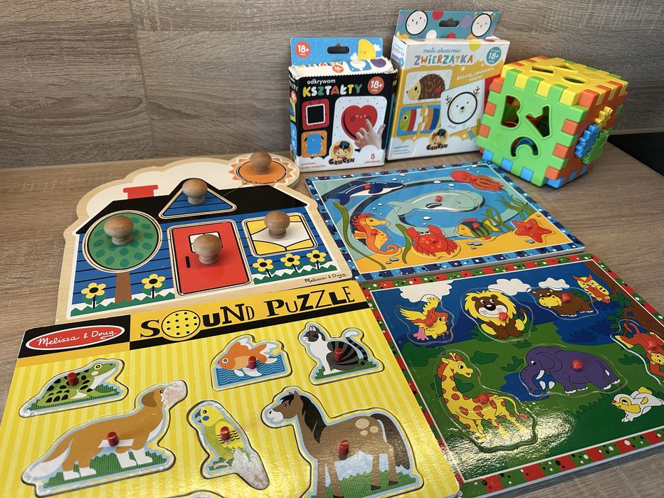 Układanki dla dzieci- Melissa&Doug, CzuCzu, inne