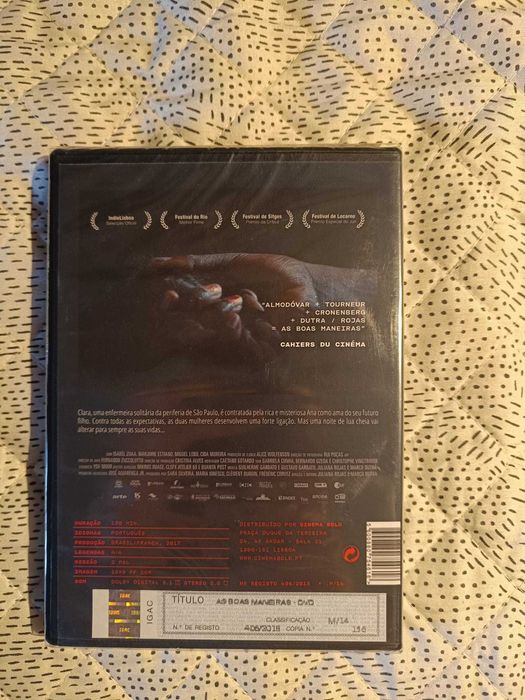 "As Boas Maneiras" (DVD) - Cinema BOLD, selado (portes grátis)