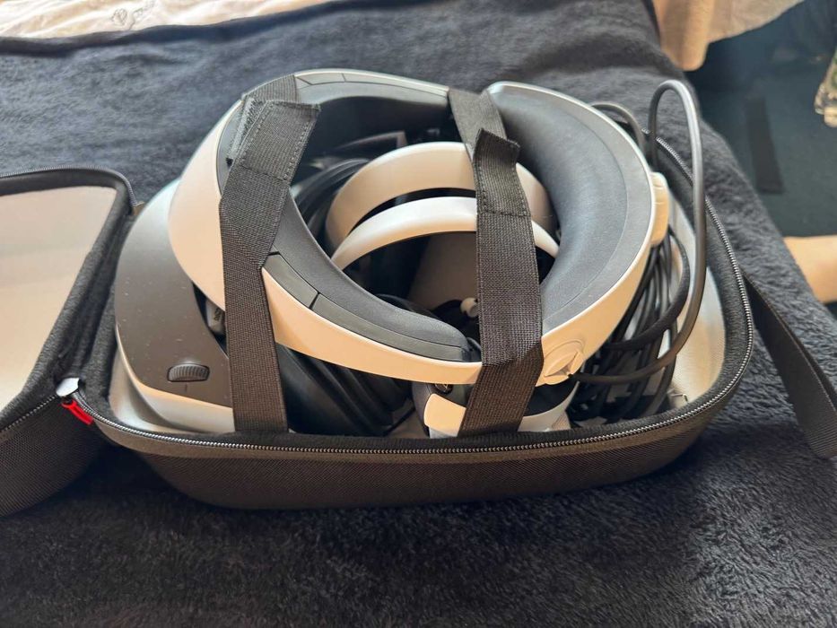 PS VR2 komplet + Adapter PC + Case | Użyte kilka razy