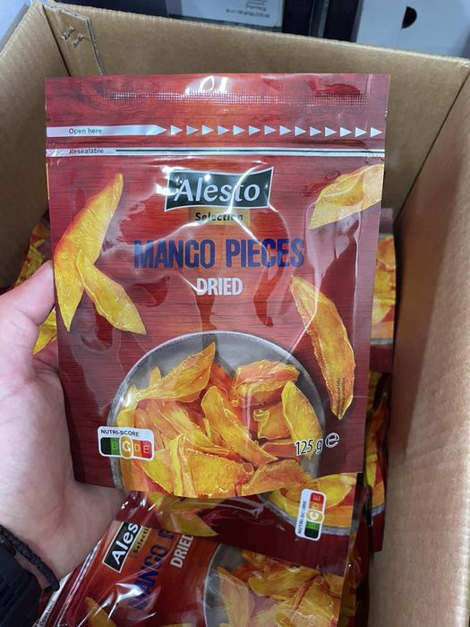 Сушене манго Алесто 125г / dried Mango Alesto / Манго