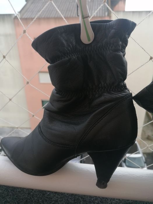 Botins pele macia