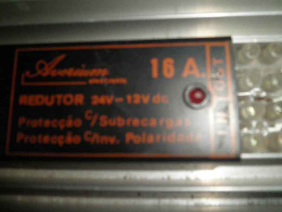 Redutor de 24 para 12 volts