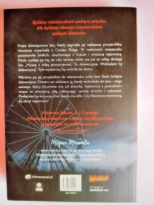 Książka "Miasteczko kłamców" Megan Miranda