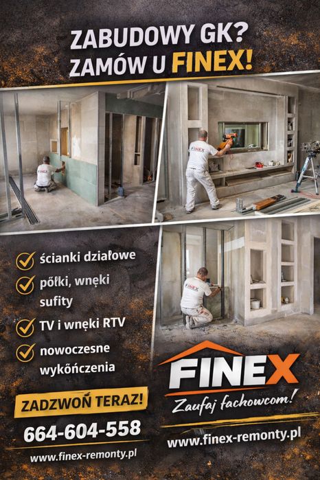 Remont,Zabudowy GK, Glazura,Szpachlowanie , Renowacja Poddaszy