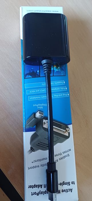Unitek adapter mini DisplayPort na Dvi-Ż Sapphire