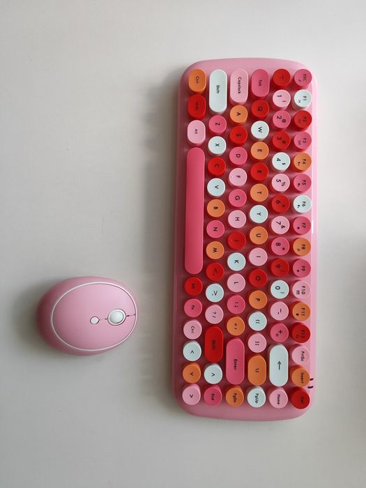 Клавіатура бездротова VHG Candy BT Pink