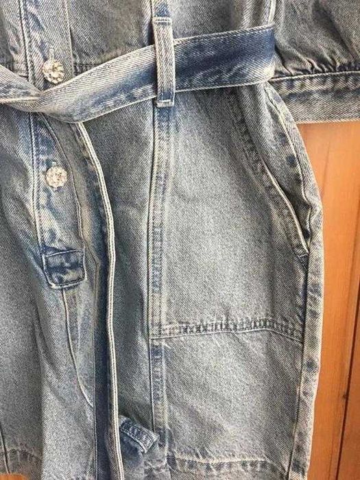 Суперский джинсовый комбинезон ромпер Next,