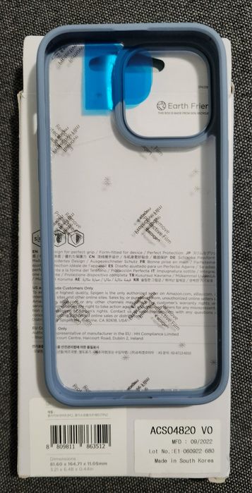 Чехол Spigen Ultra Hybrid для iPhone 14 Pro Max Sierra Blue (ACS04820)