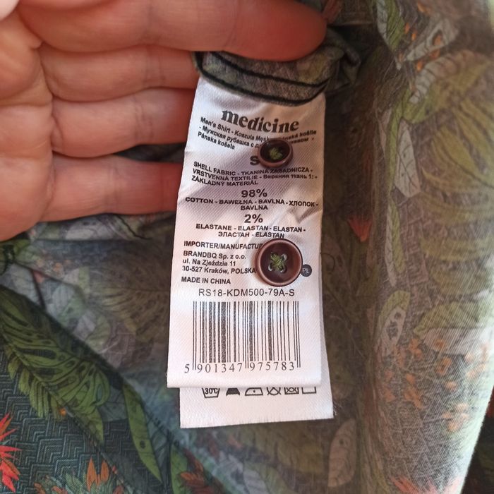 Medicine koszula męska slim fit rozmiar S