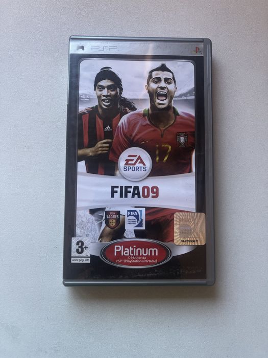 Jogo PSP FIFA 09 Platinum Ronaldinho Quaresma Completo