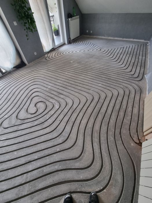 Frezowanie pod ogrzewanie podłogowe