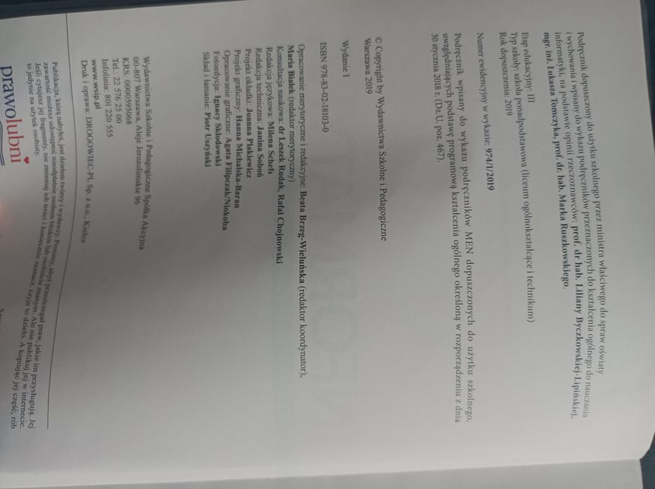 Książka Informatyka 1