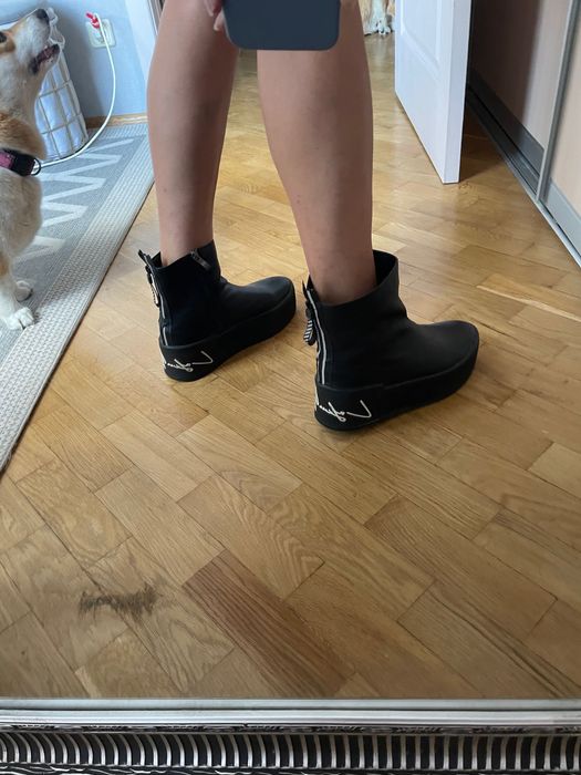 Чоботи зима/осінь,шкіряні, ручної роботи