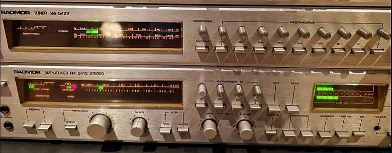 Amplituner Radmor  Unitra  5412 FM Quasi Quadro Hi-Fi oryginalny i przestrojony UKF