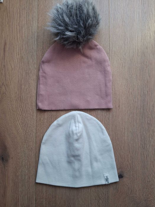Czapki jesienne H&M i handmade