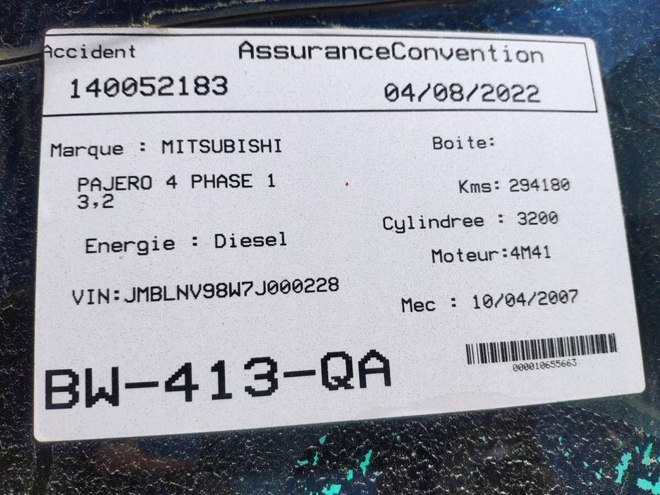 mitsubishi pajero 4 iv przód zderzak lampa maska błotnik atrapa a72 a72b