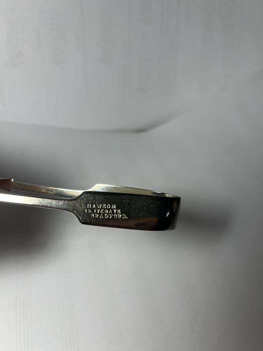 Вінтажні посріблені щипці для цукру C. Dawson Bradford (Англія