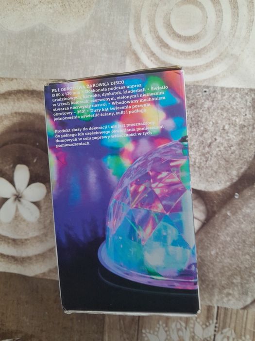 nowa żarówka disco  obrotowa