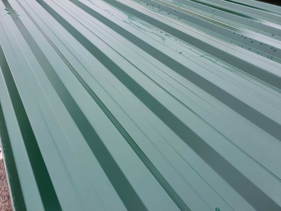 Nowa blacha w kolorze zielonym na dach, altanę, garaż, wiatę