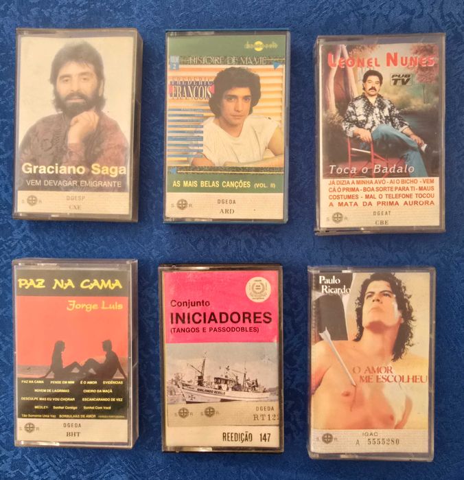 Lote de cds e cassetes