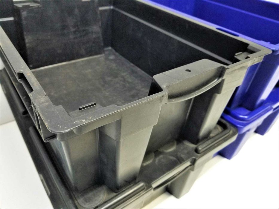 Pojemnik Magazynowy Kuweta Skrzynka Kosz z Pokrywą 400x300x150mm.