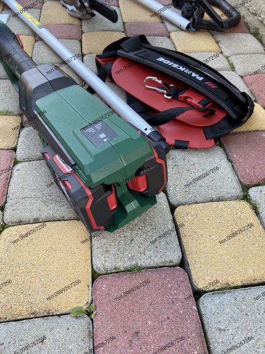 Акумуляторний сучкоріз, тример інструмент Parkside PGKGA 40-Li B2 4в1