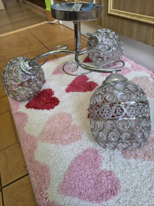 Lampa sufitowa, kryształki
