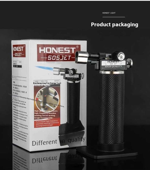 Газовая горелка туристическая с пьезоподжигом