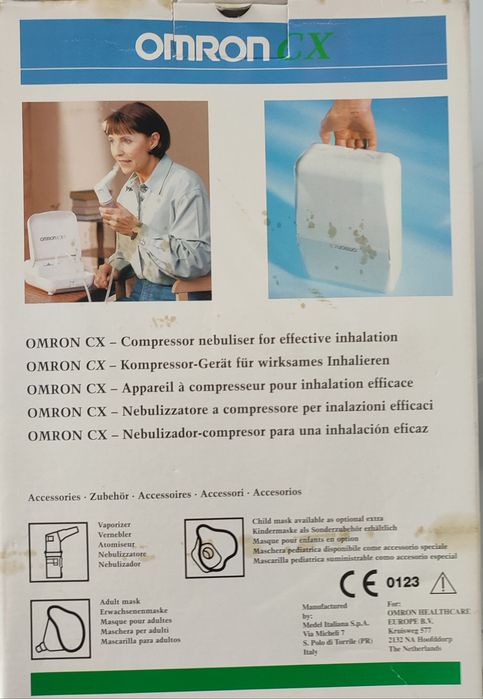 Nebulizador Omron CX - Topo da gama - Muito pouco usado e bem limpo