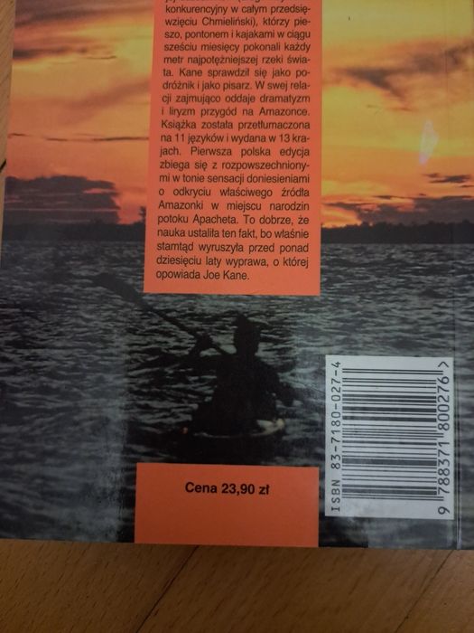 Ksiazka Z nurtem Amazonii Kane