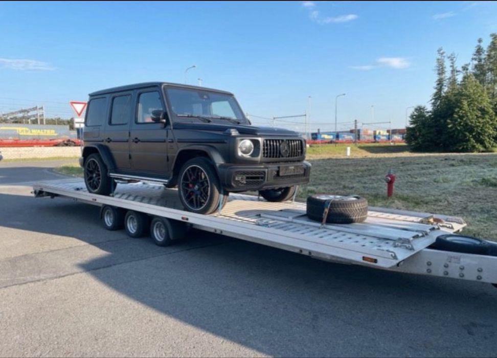 Aluguer Reboque Porta-Carros 8.5m (3500kg) | 3 Eixos | P/ 2 Viaturas