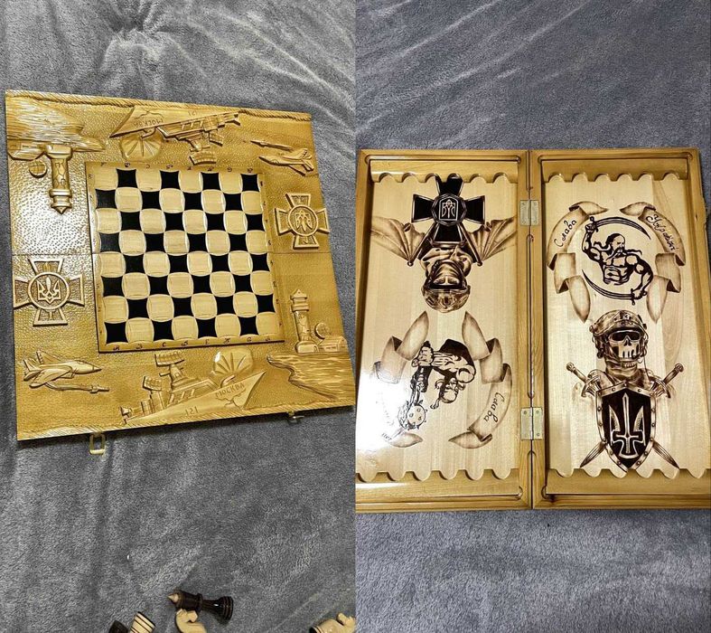 Подарочные наборы шахмат нарды шахматы+нарды к новому году