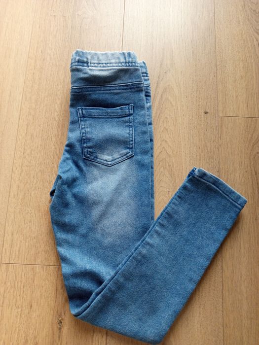 Jeansowe jegginsy dla dziewczynki