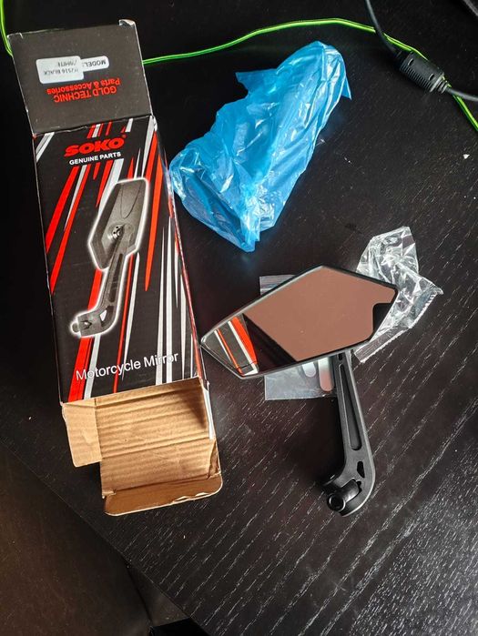 Conjunto de 2 espelhos de mota ou bicicleta