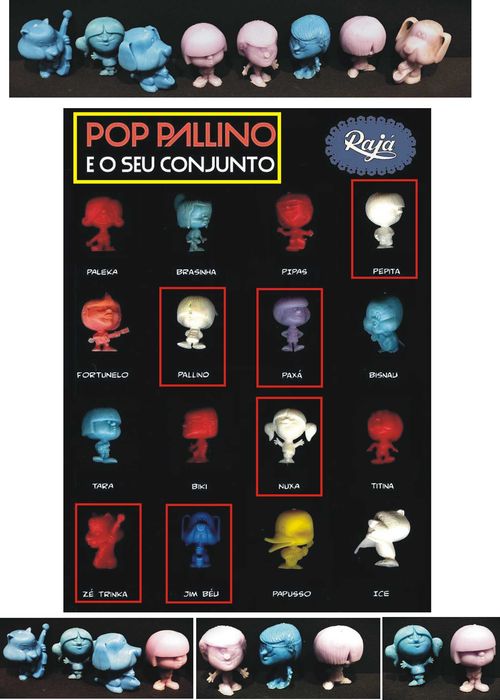 Pop Pallino e o seu conjunto - RAJÀ -monocromáticos antigos - 1968