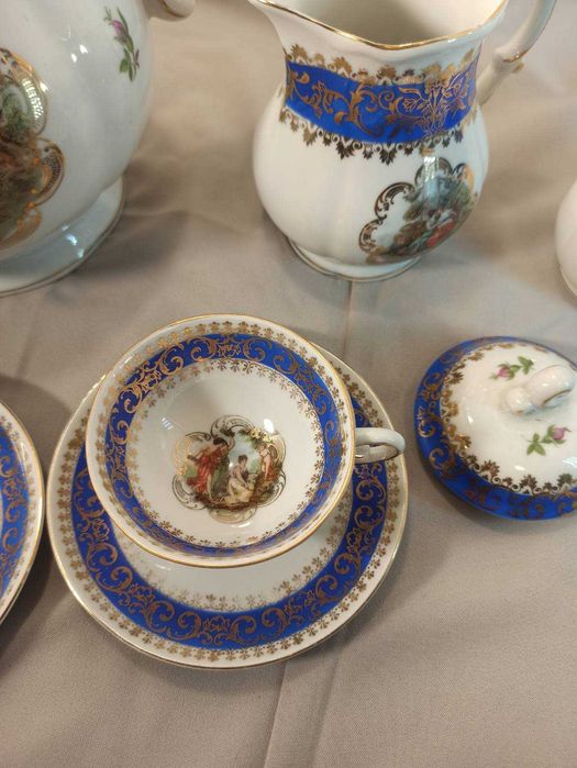 Неполный сервиз мадонна OSKAR кобальт винтаж