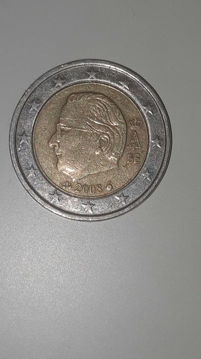 Moeda 2 euros com erros de cunhagem